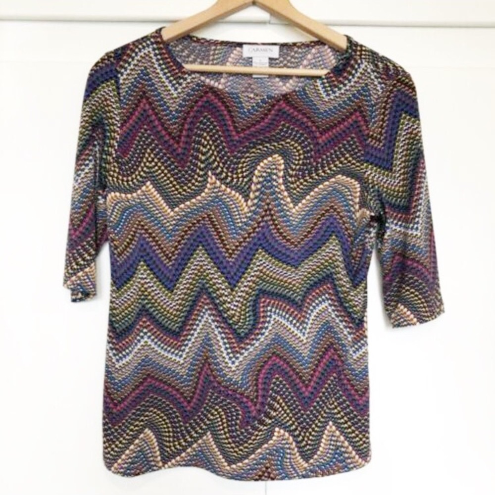 Carmen Marc Valvo multicolor size large